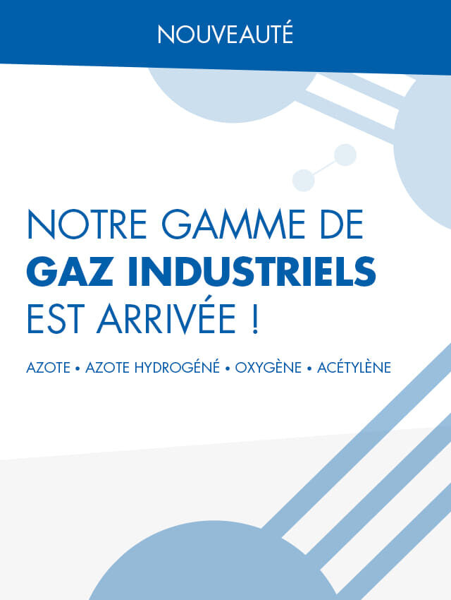 Nouvelle gamme de Gaz industriels