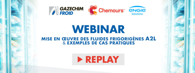 Webinar sur la mise en oeuvre des fluides frigorigènes A2L